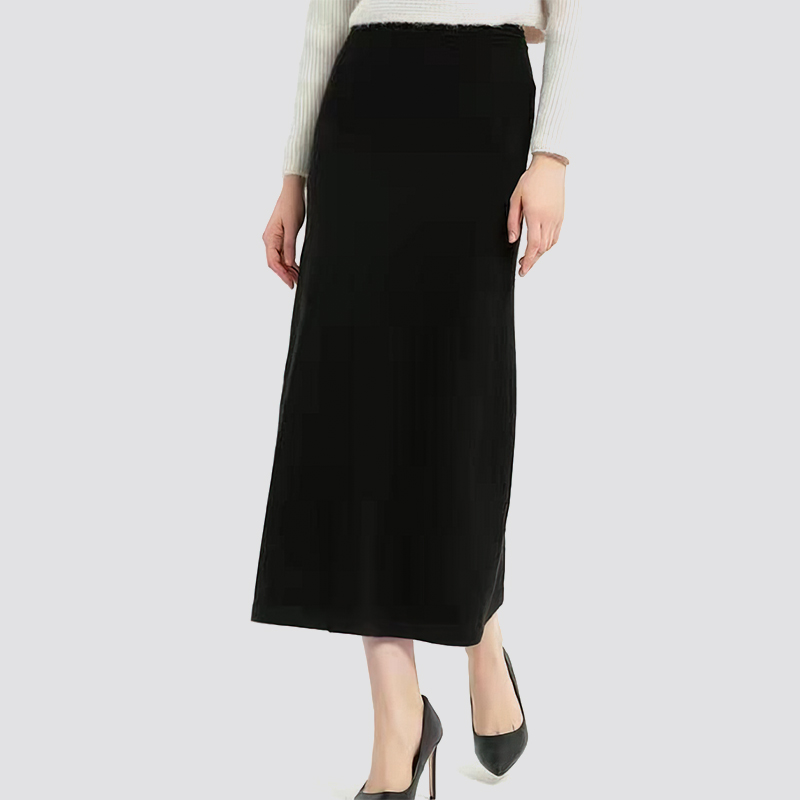 Black A-line Skirt