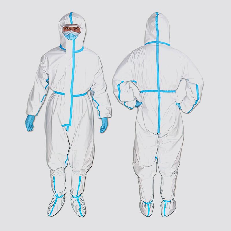 One-Piece White Protective Suit