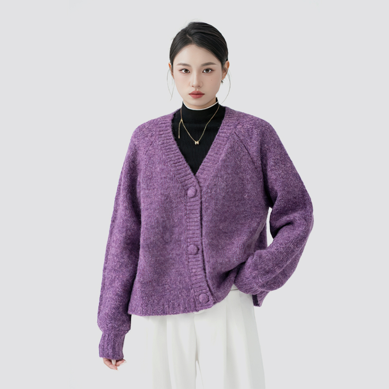 Romantic Purple Cardigan