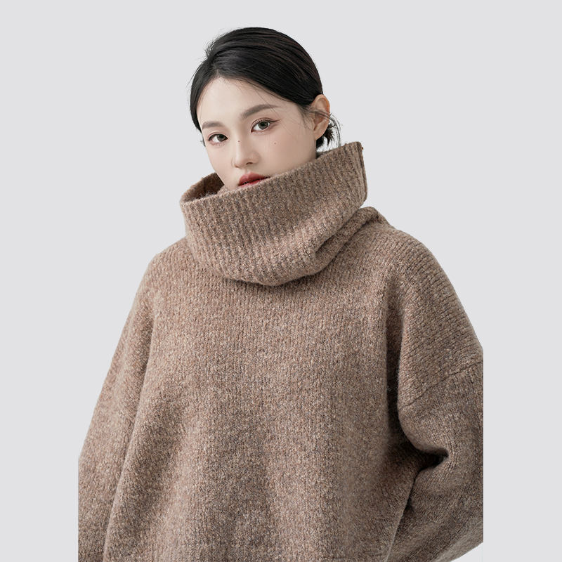 scarf collar sweater