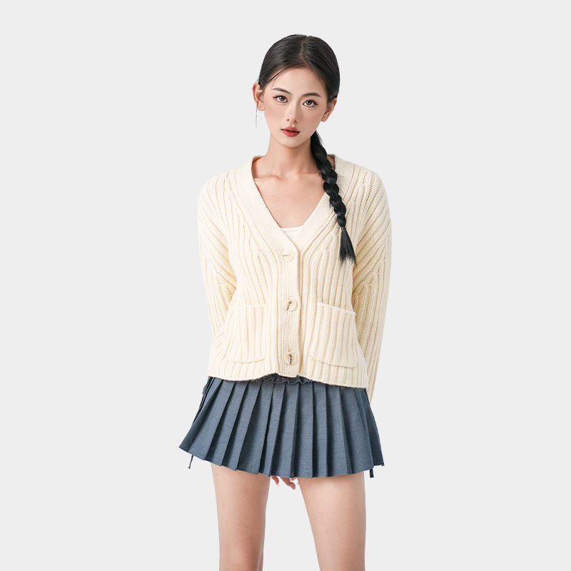 Pit pocket knitted shirt